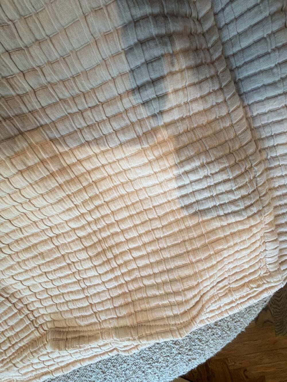 Quince Organic Ribbed Cotton Coverlet and Sham Set 3 pc King / Cal. king new no - Picture 10 of 10